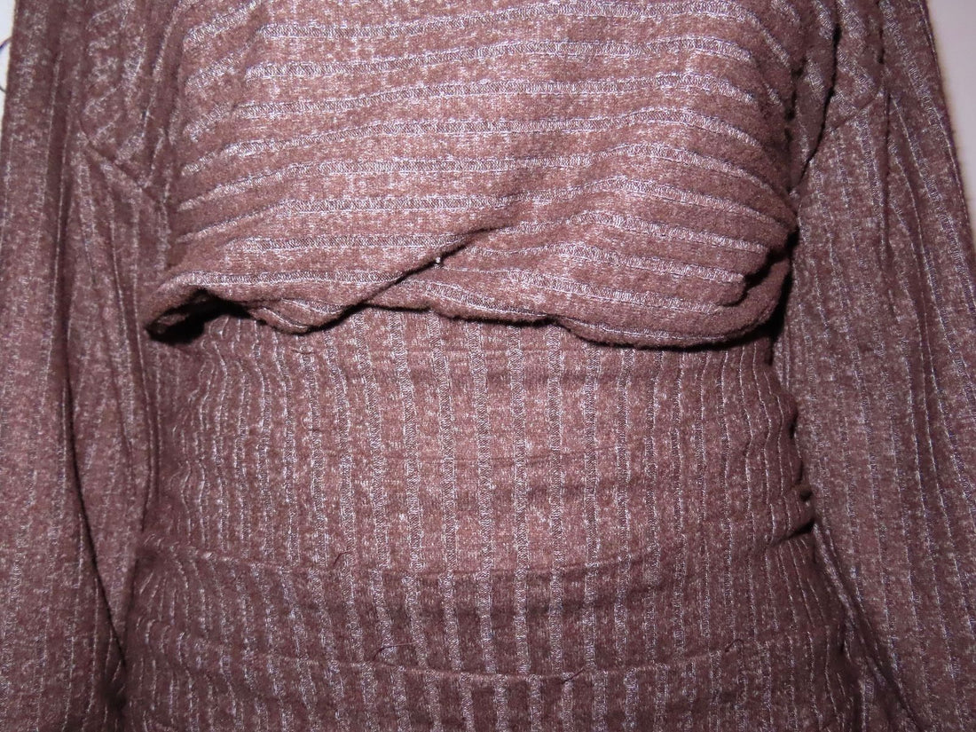 LACE KNIT DRESS - MOCHA