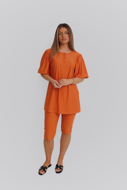 The LUNA swimset - BURNT ORANGE