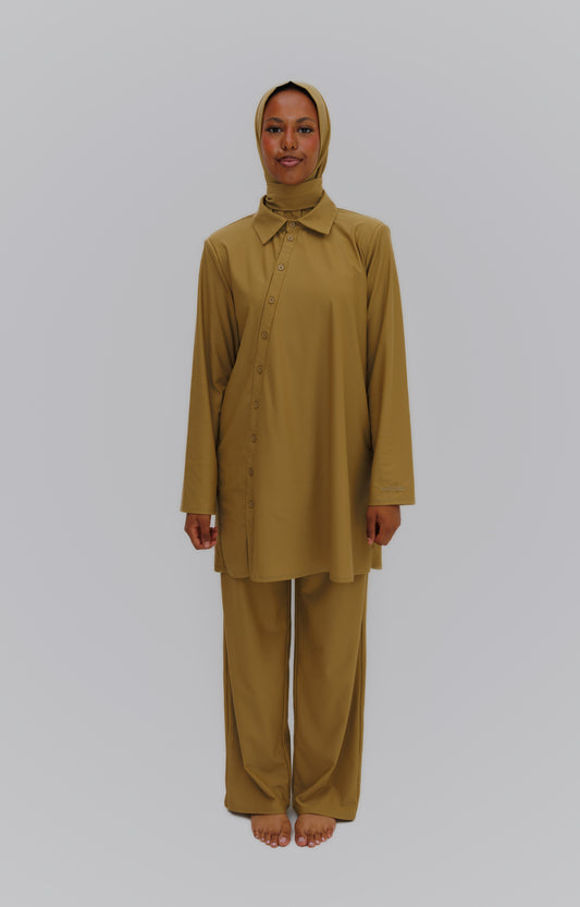 COMING SOON The RIVA burkini - OLIVE GREEN