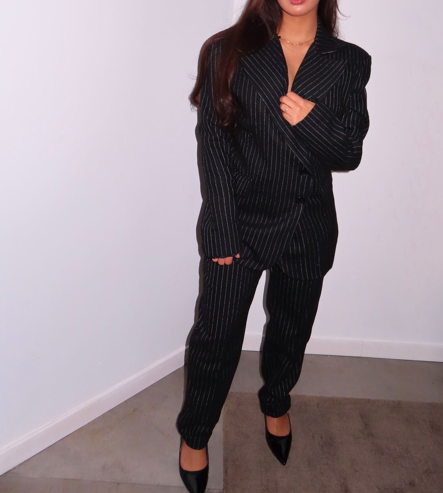 PINSTRIPE BLAZER
